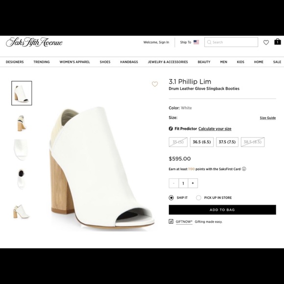 3.1 Phillip Lim - Drum Open Toe Slingback - Picture 6 of 8